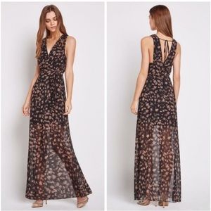BCBGeneration Star Pattern Maxi Dress Size 8
